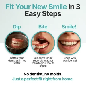 🦷Ends Today: 70% OFF! Shinneey®™ Custom-Fit Full Functional Dentures Make you more confident